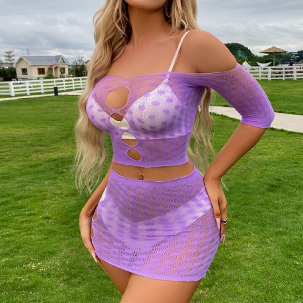 Exotic Dancer Two Piece Set